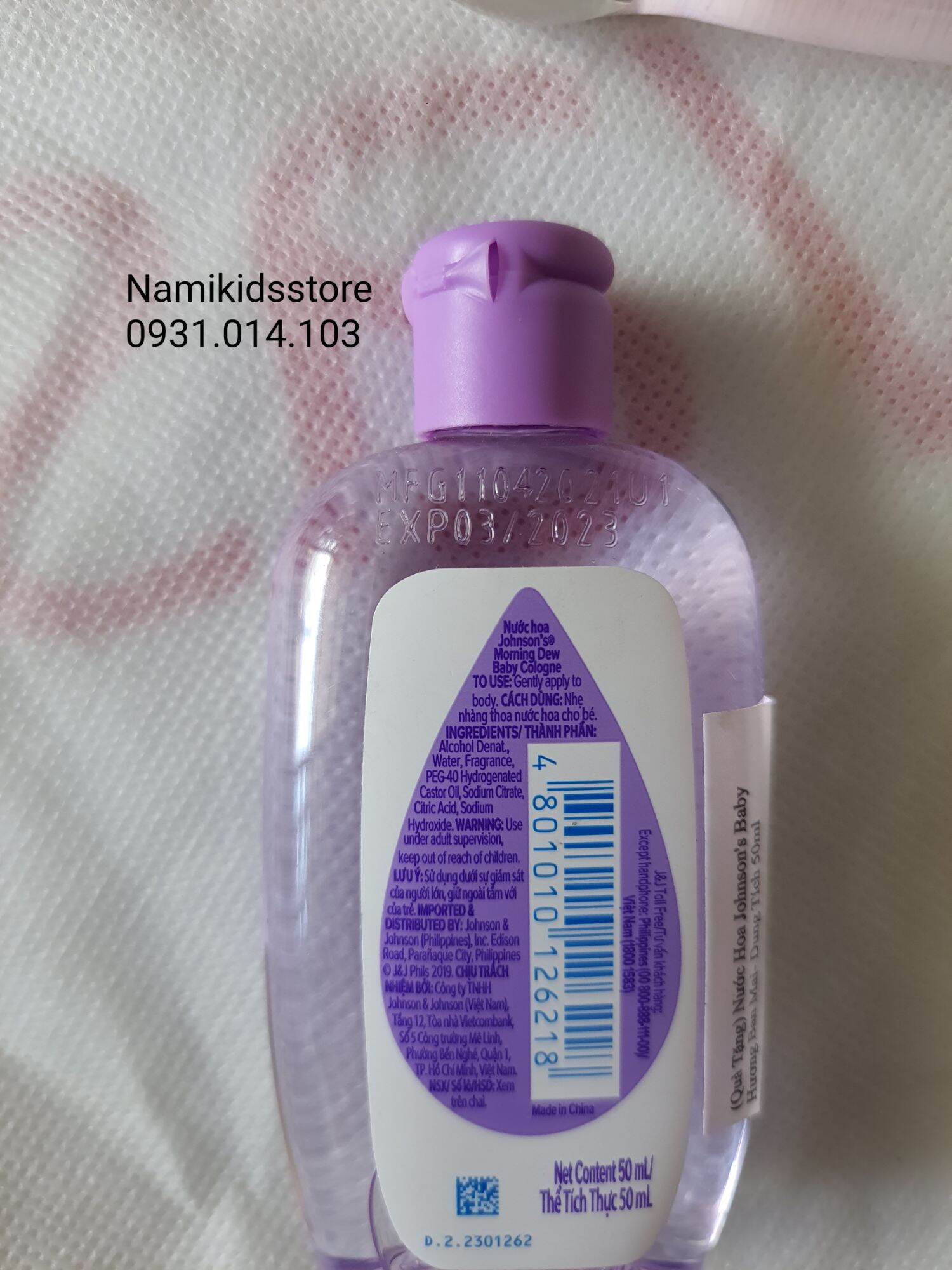 Nước hoa Johnson's Baby 200ml cho bé