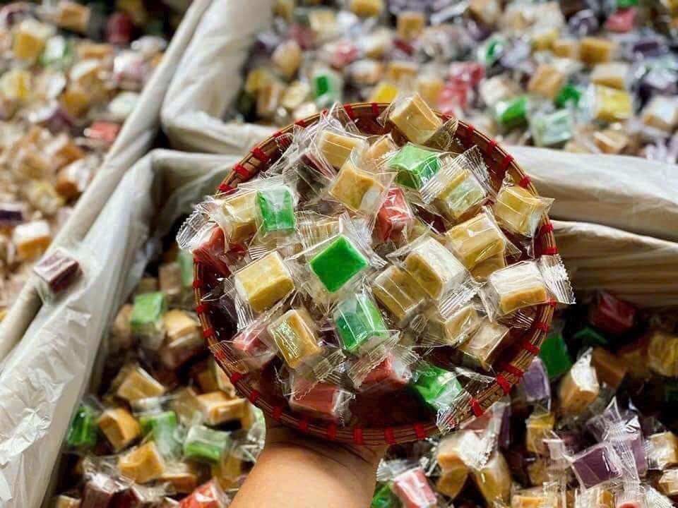 500g KẸO DỪA NGŨ SẮC