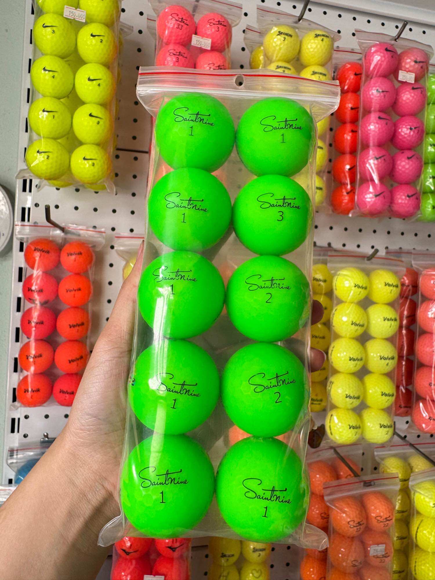 Bóng Golf Saintnine màu độ mới 98%