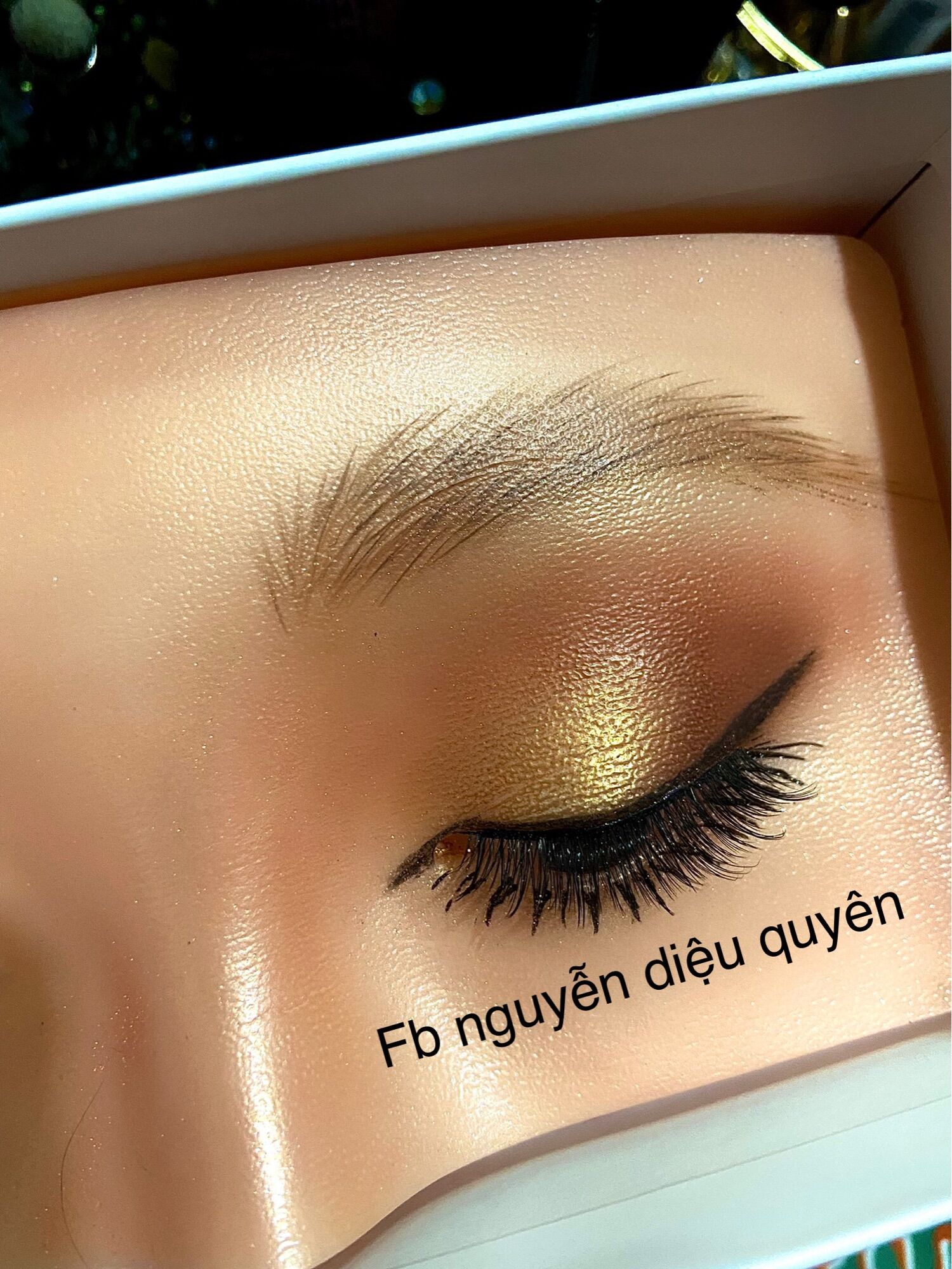 [MNS] Miếng giả da 3D luyện makeup, tập trang điểm mắt mày hàng có sẵn