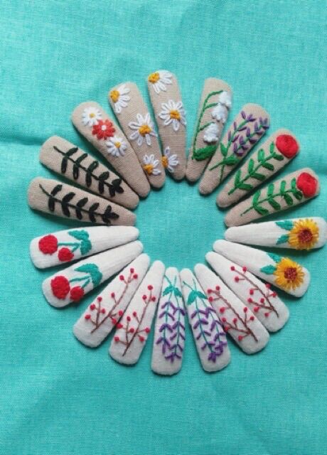 Set 10 Phôi kẹp giọt nước 6cm/ 8cm