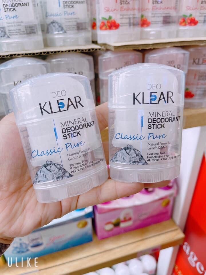 Lăn nách đá khoáng DEO KLEAR Thái Lan