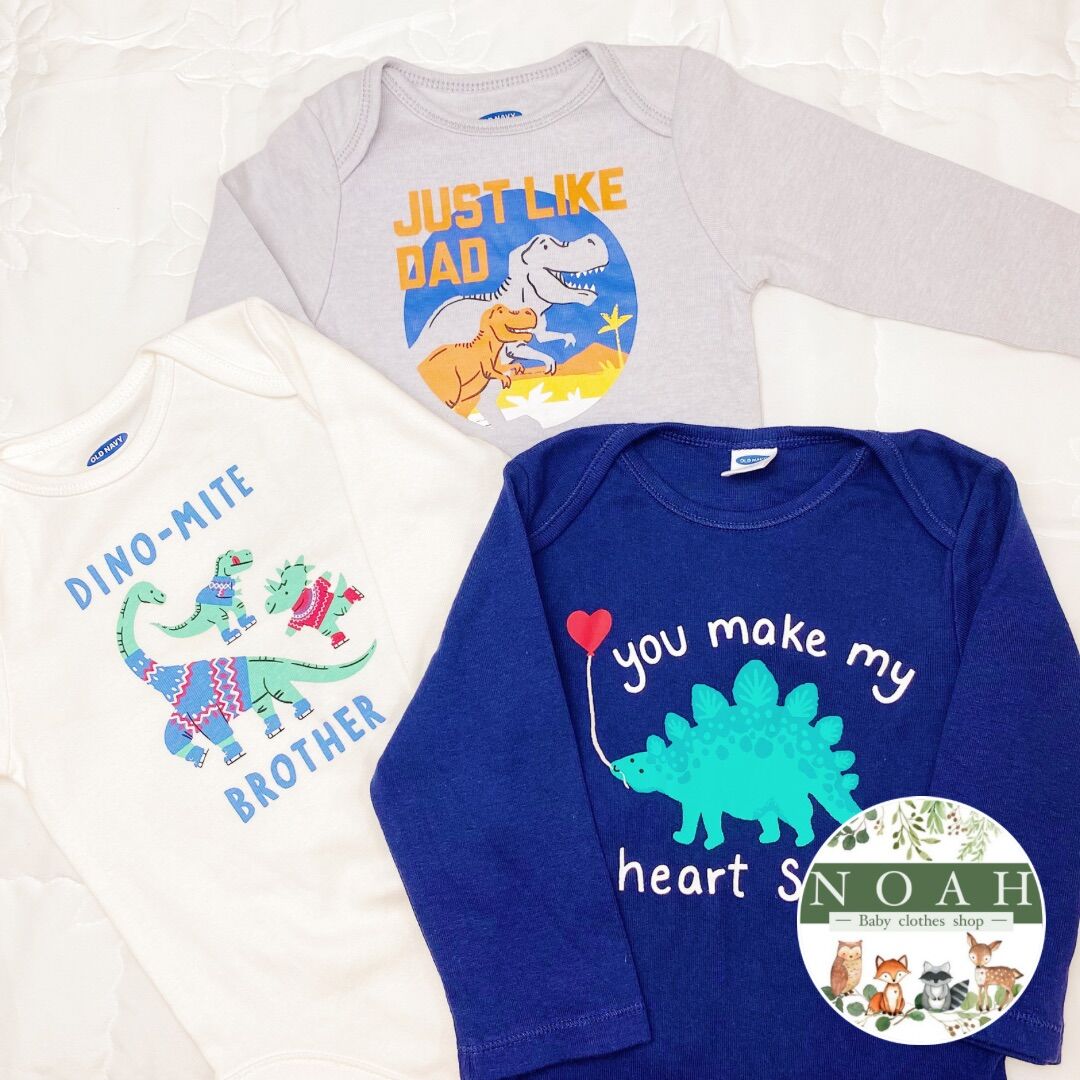 Bodysuit tay dài cho bé trai old navy 6-12 tháng 7-10kg