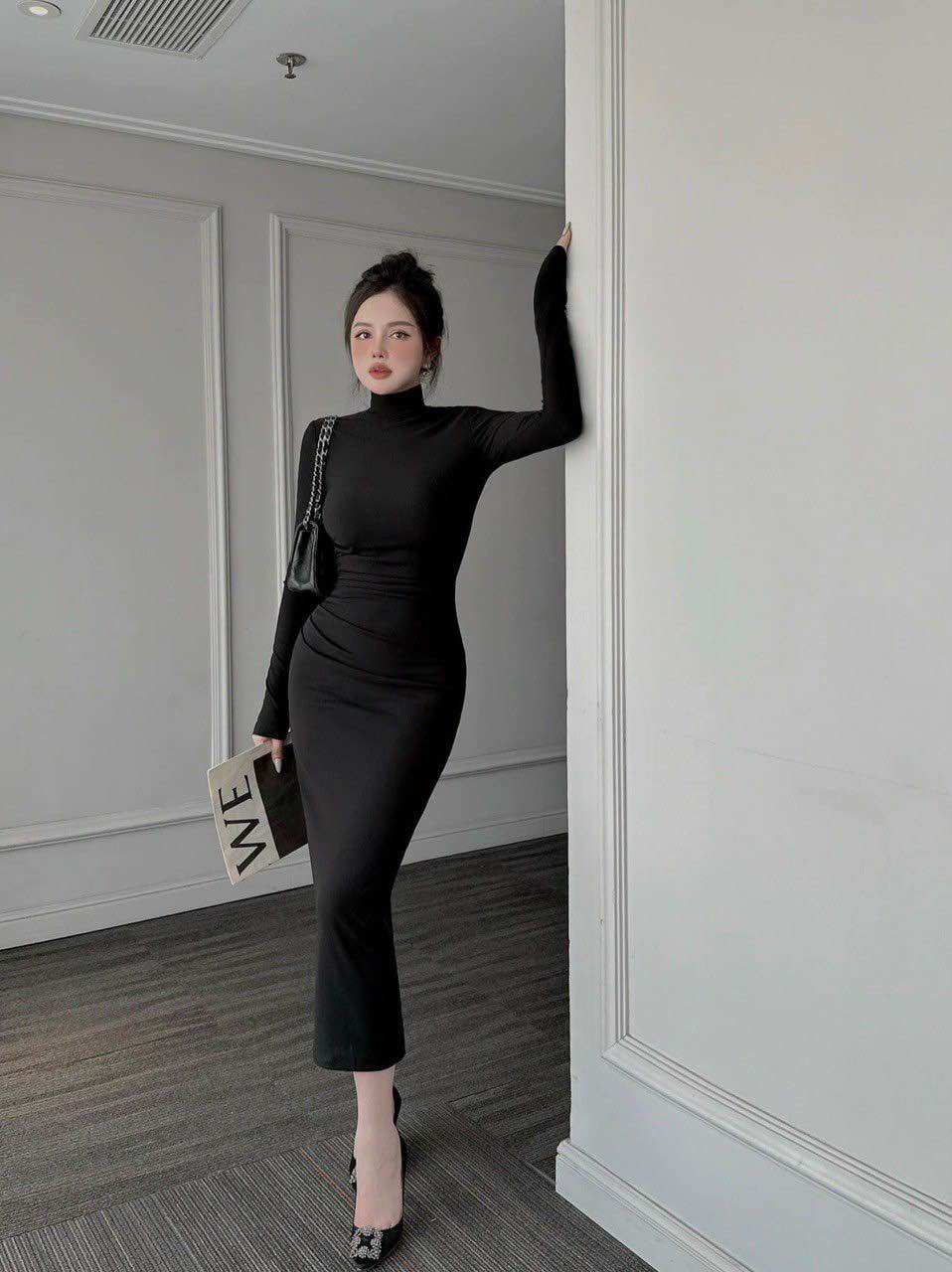 Đầm body mặt 2 kiểu