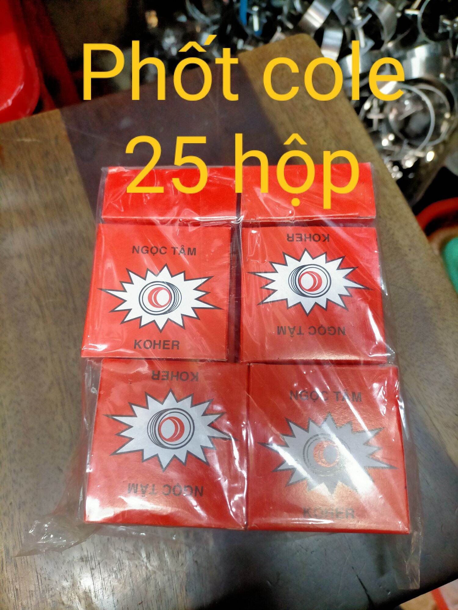 Phốt cole lỗ 25 ngoài 52 ngọc tâm combo 10 cái