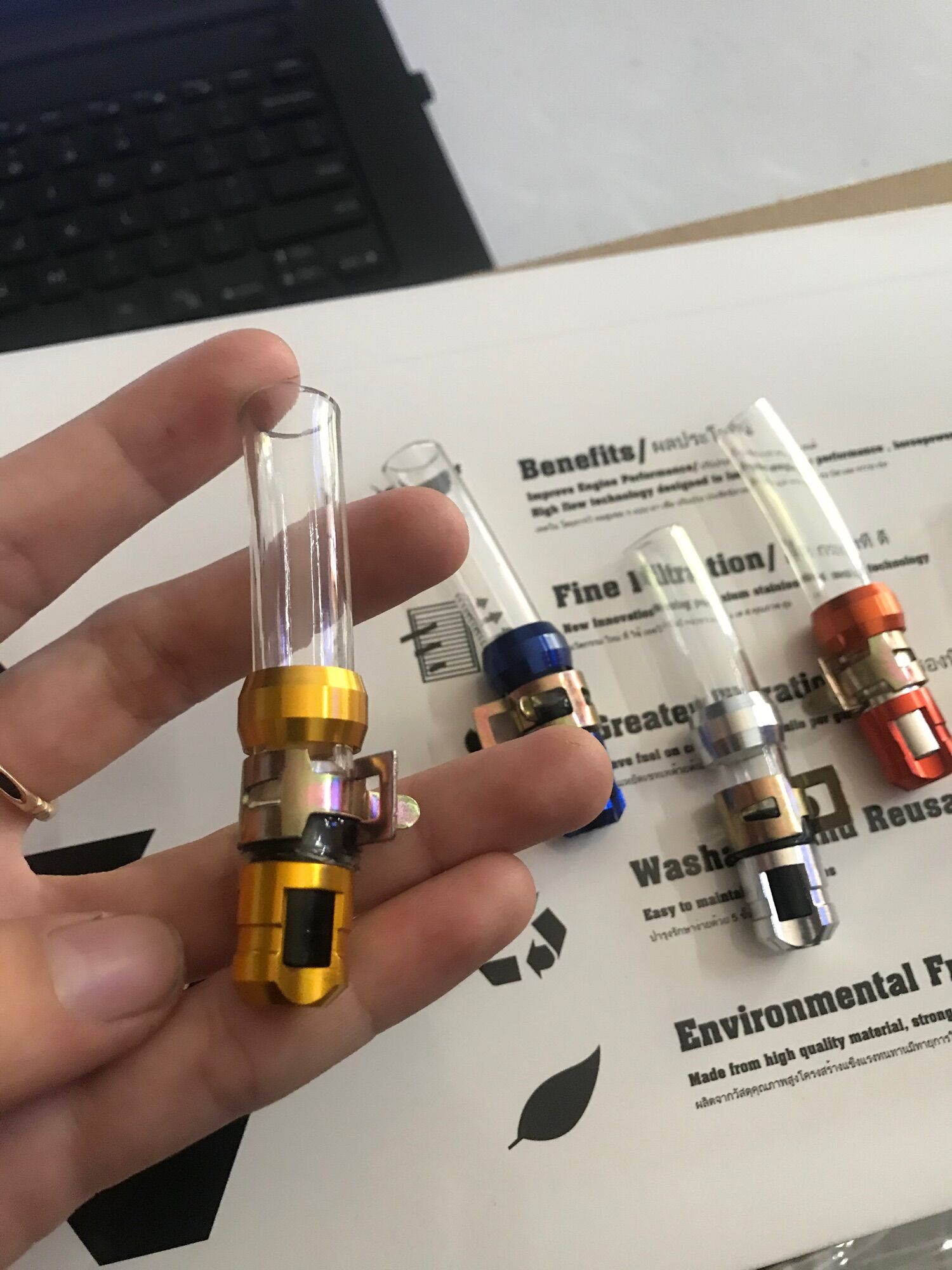 1 Ống xả cặn xe tay ga