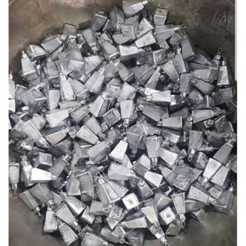 {1 KG}Chì vuông có móc đủ cỡ từ size 35gr--150gr