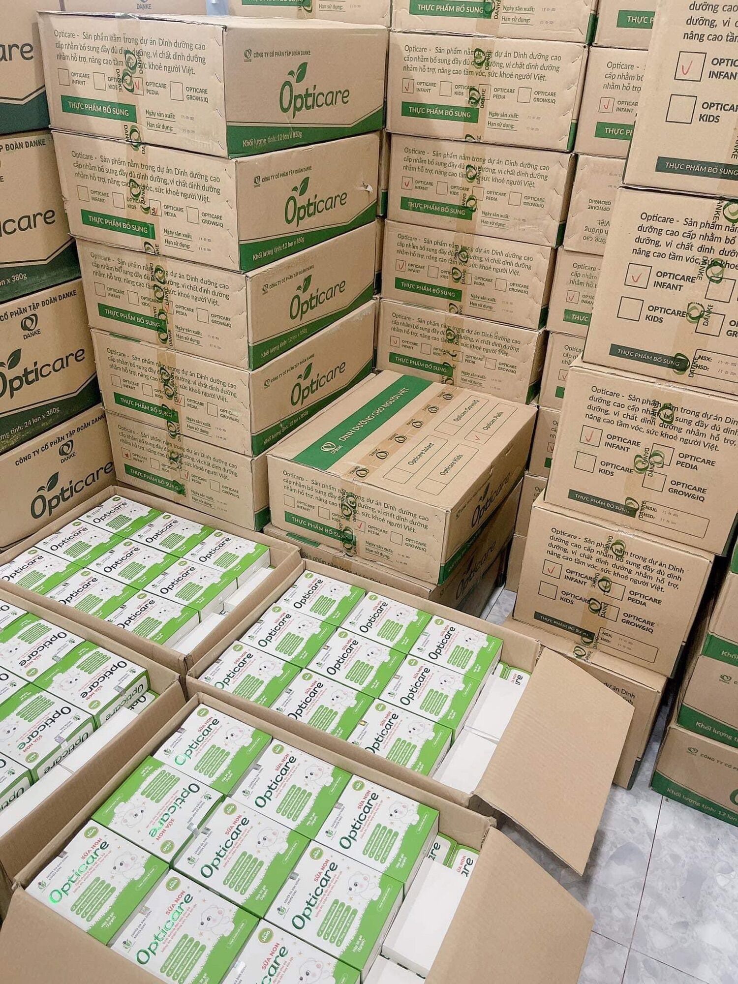 SỮA NON OPTICARE HỘP 30 GÓI - MỖI GÓI 2g