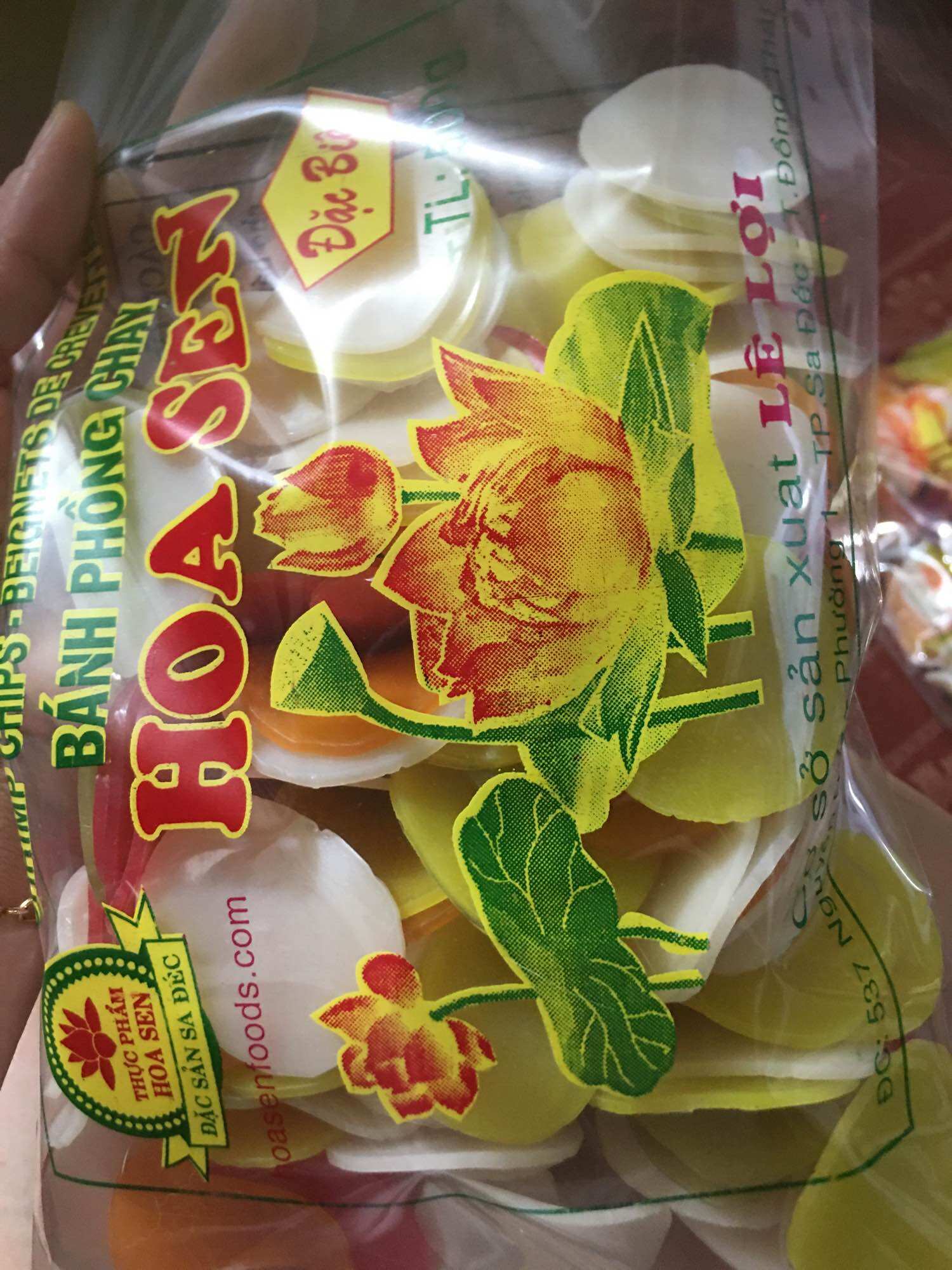 Bánh Phồng Tôm Rau Củ 500G ( ăn chay được)