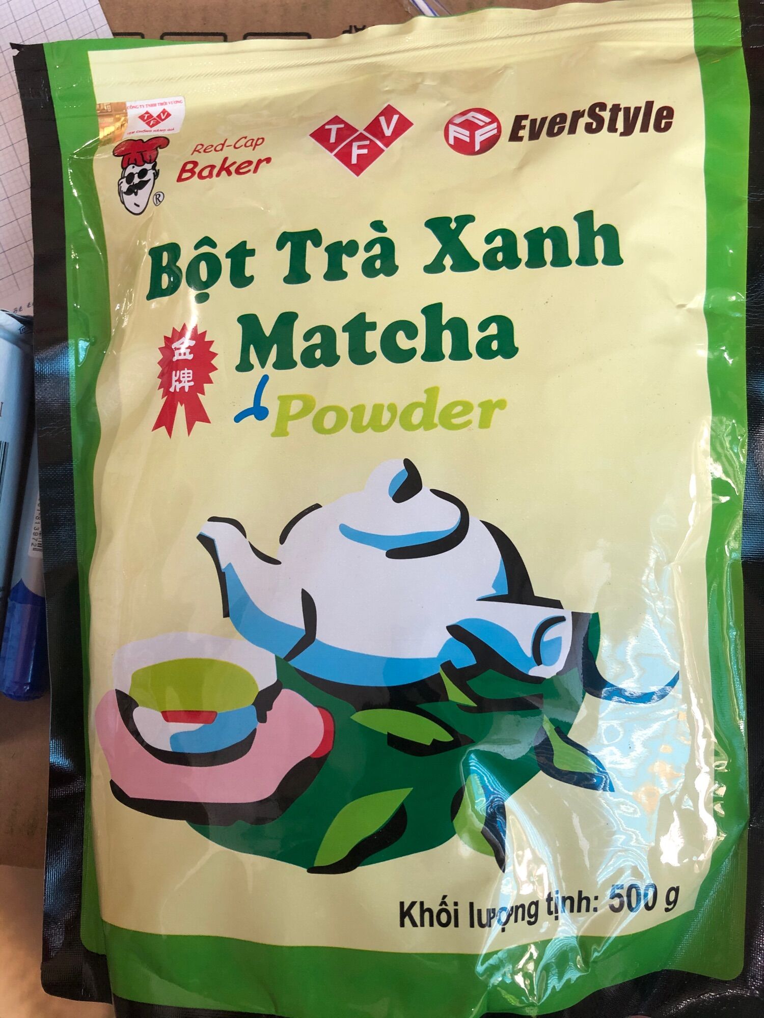 Bột trà xanh 50gr
