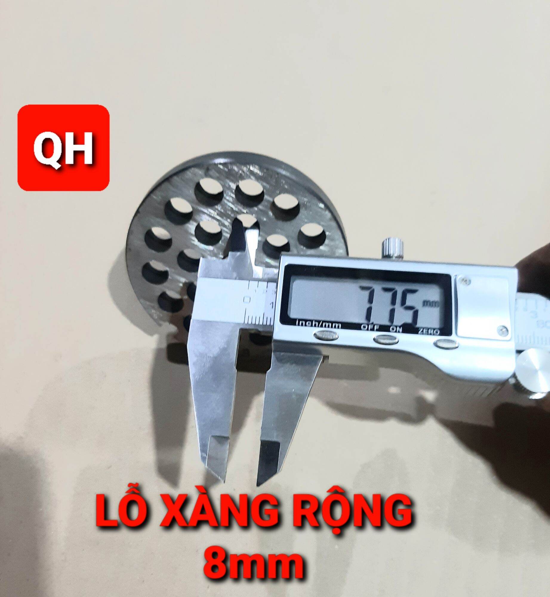 SÀNG MÁY XAY THỊT  ĐẦU ĐÙN 12 LỖ 8 và lỗ 5mm