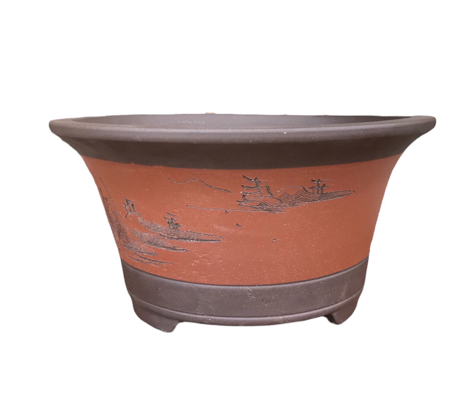 Chậu bonsai đất nung Tàu size 2