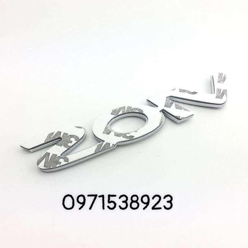 chữ nổi TOYOTA VIOS dán đuôi xe