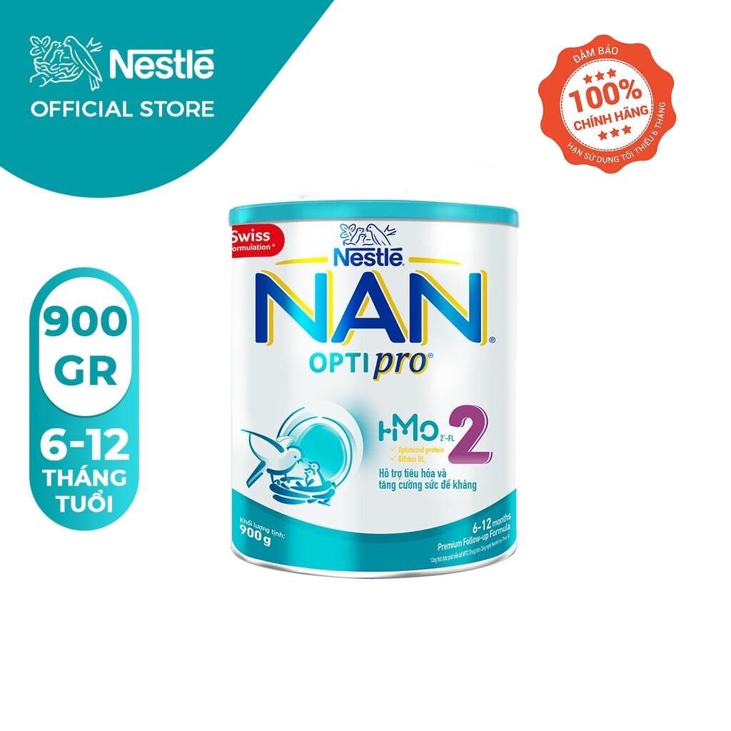 Combo 2 lon sữa nan optipro hmo số 2 lon 900g
