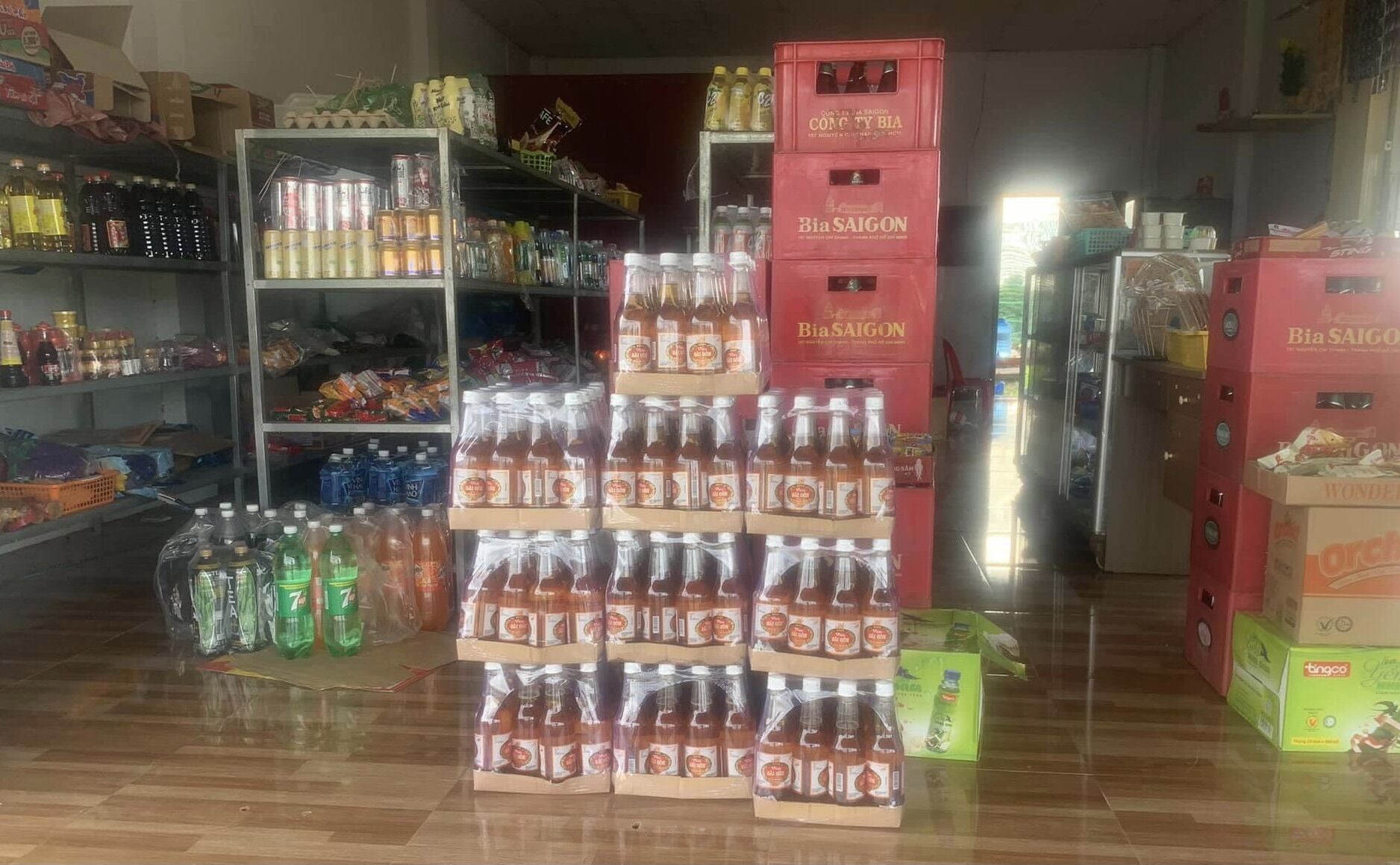 Bia Tươi Vina Sài Gòn Đỏ (Lốc 20 chai 400ml)