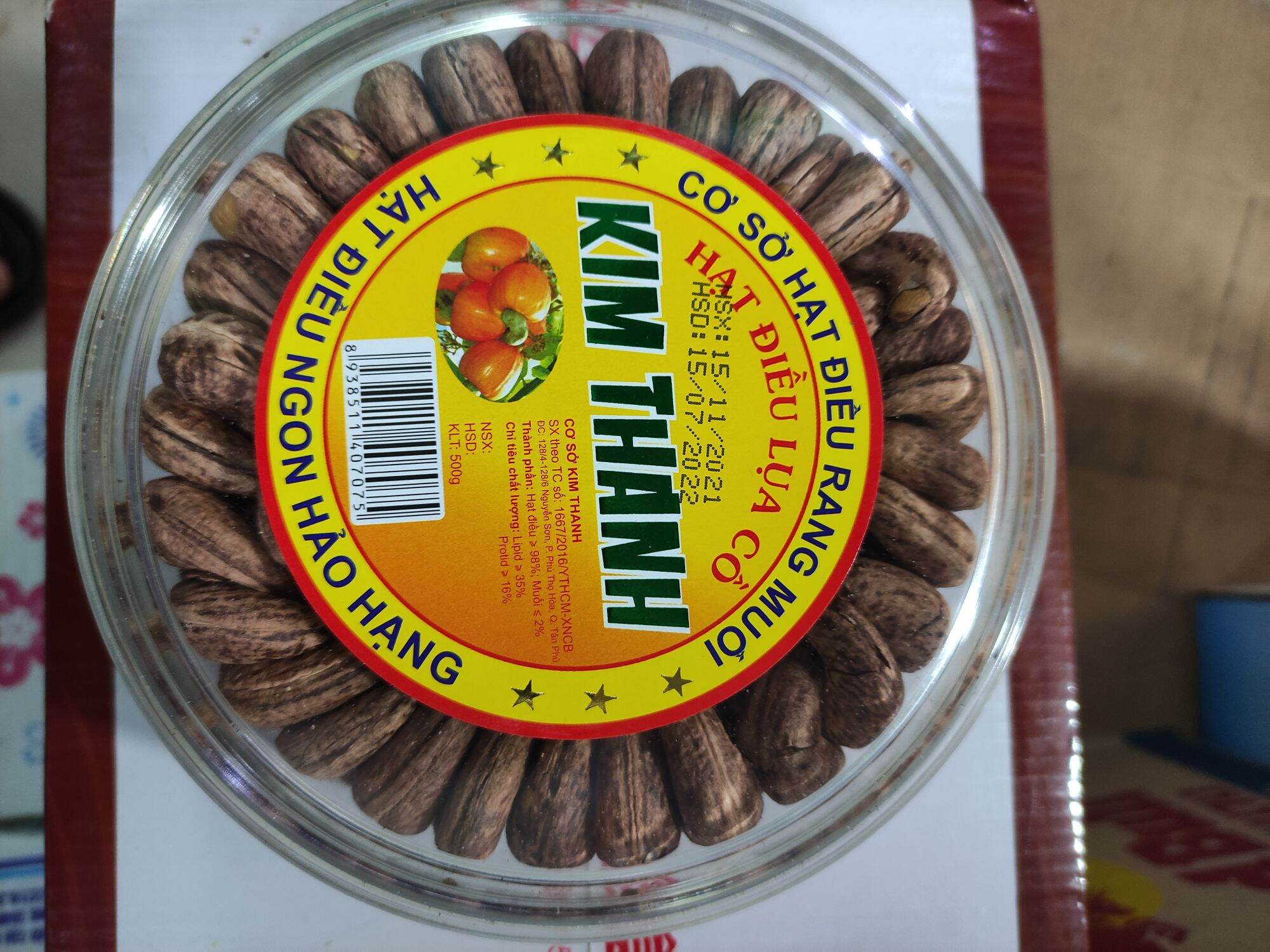 Hạt điều 500g
