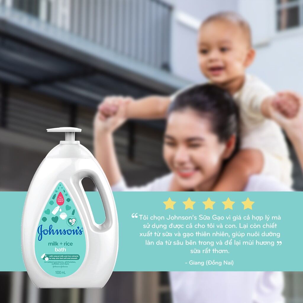 Sữa tắm Baby Johnson's 1000ml