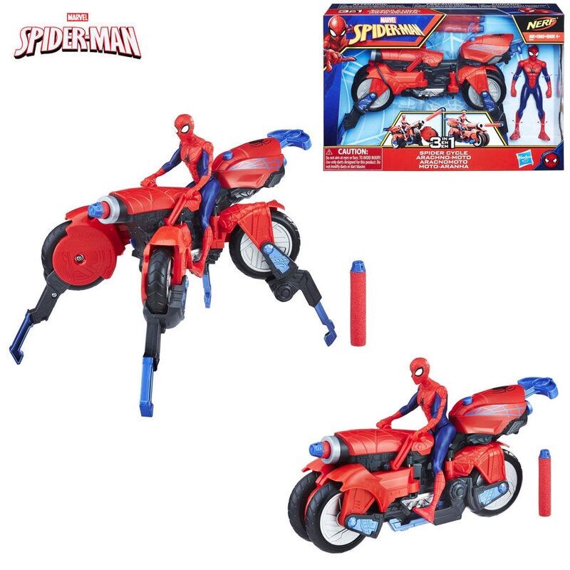 Xe mô tô người nhện Spiderman 3 trong 1