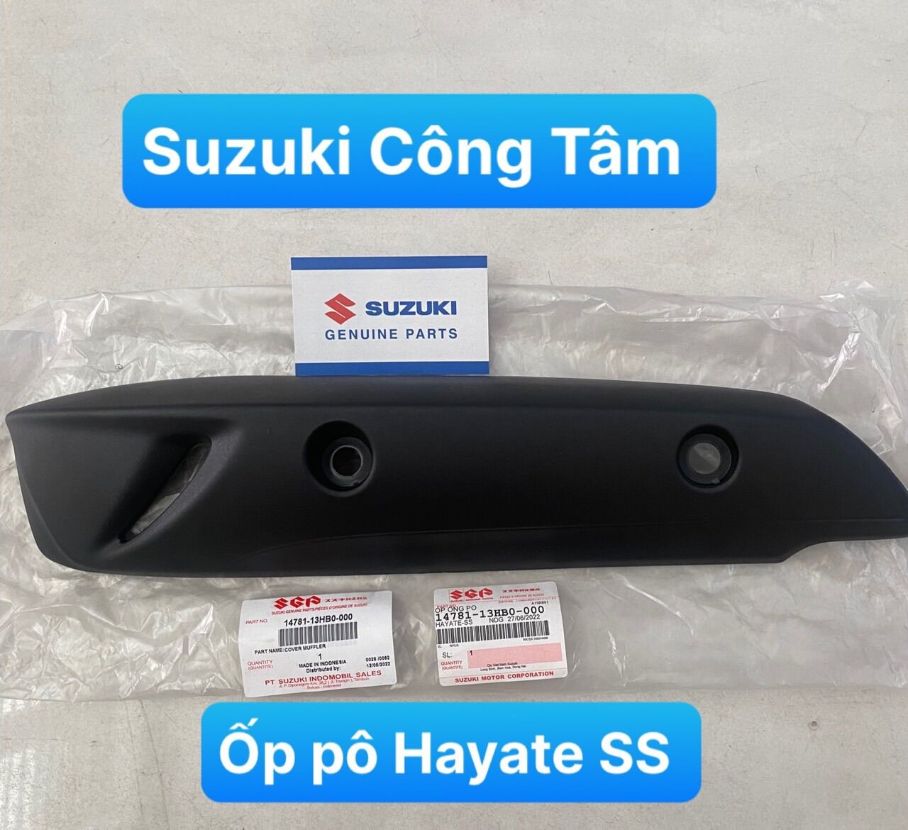 Ốp pô suzuki hayate ss - fi 125cc