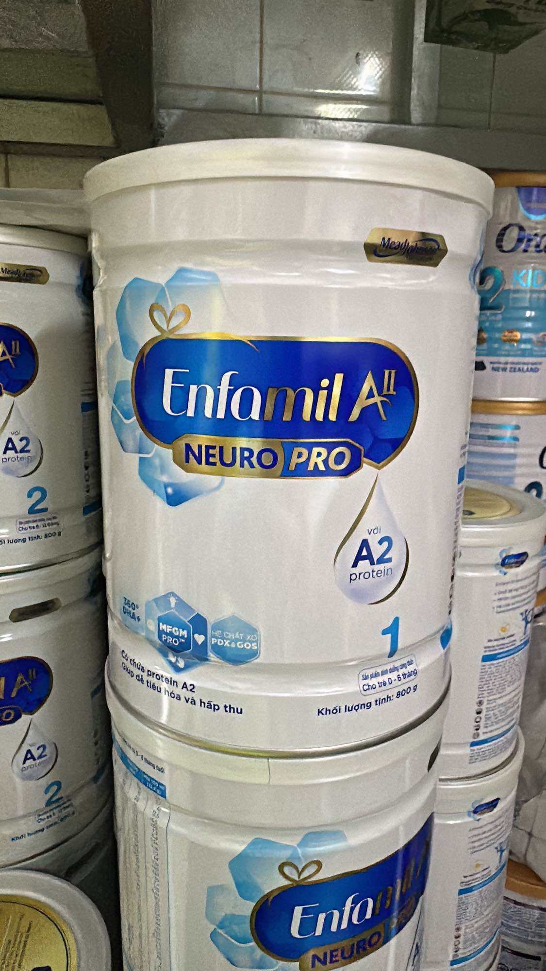 Sữa Bột Enfamil A2 Neuro pro số 1 800gr