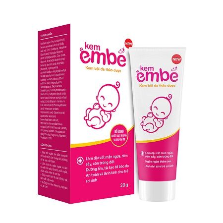 Kem em bé - Kem bôi da thiết yếu cho bé - Tube lớn 20gram Siêu tiết kiệm