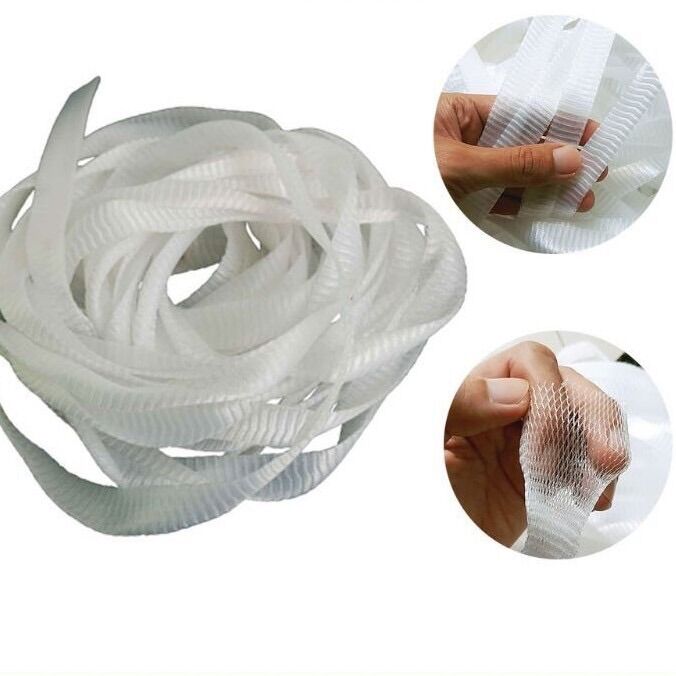 0,5 kg túi lưới trắng đóng phân tan chậm, phân dê,bọc hoa ,bọc hoa quả các loại ...
