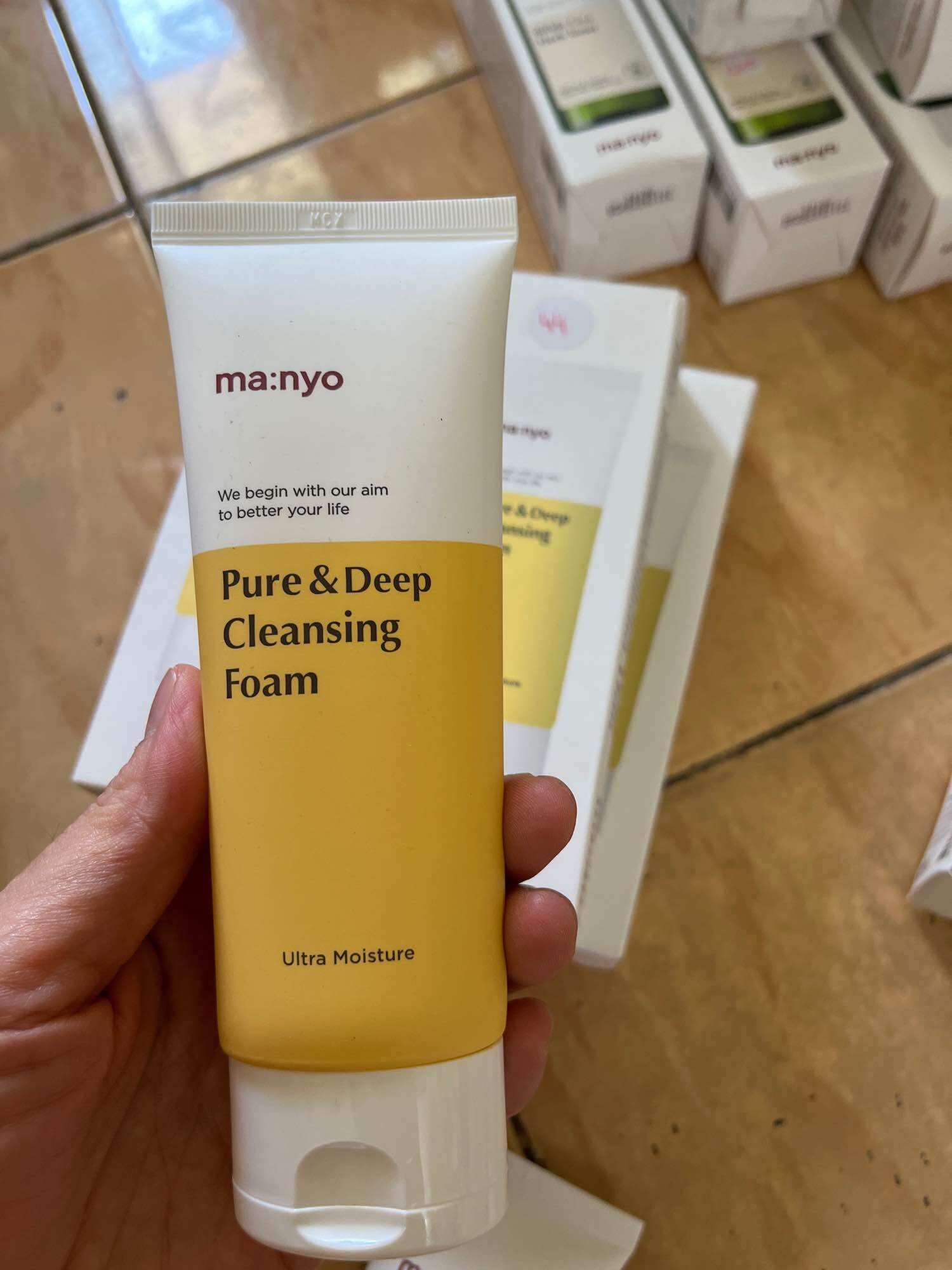 Sữa rửa mặt làm sạch sâu Ma:nyo pure & deep cleansing foam 100ml