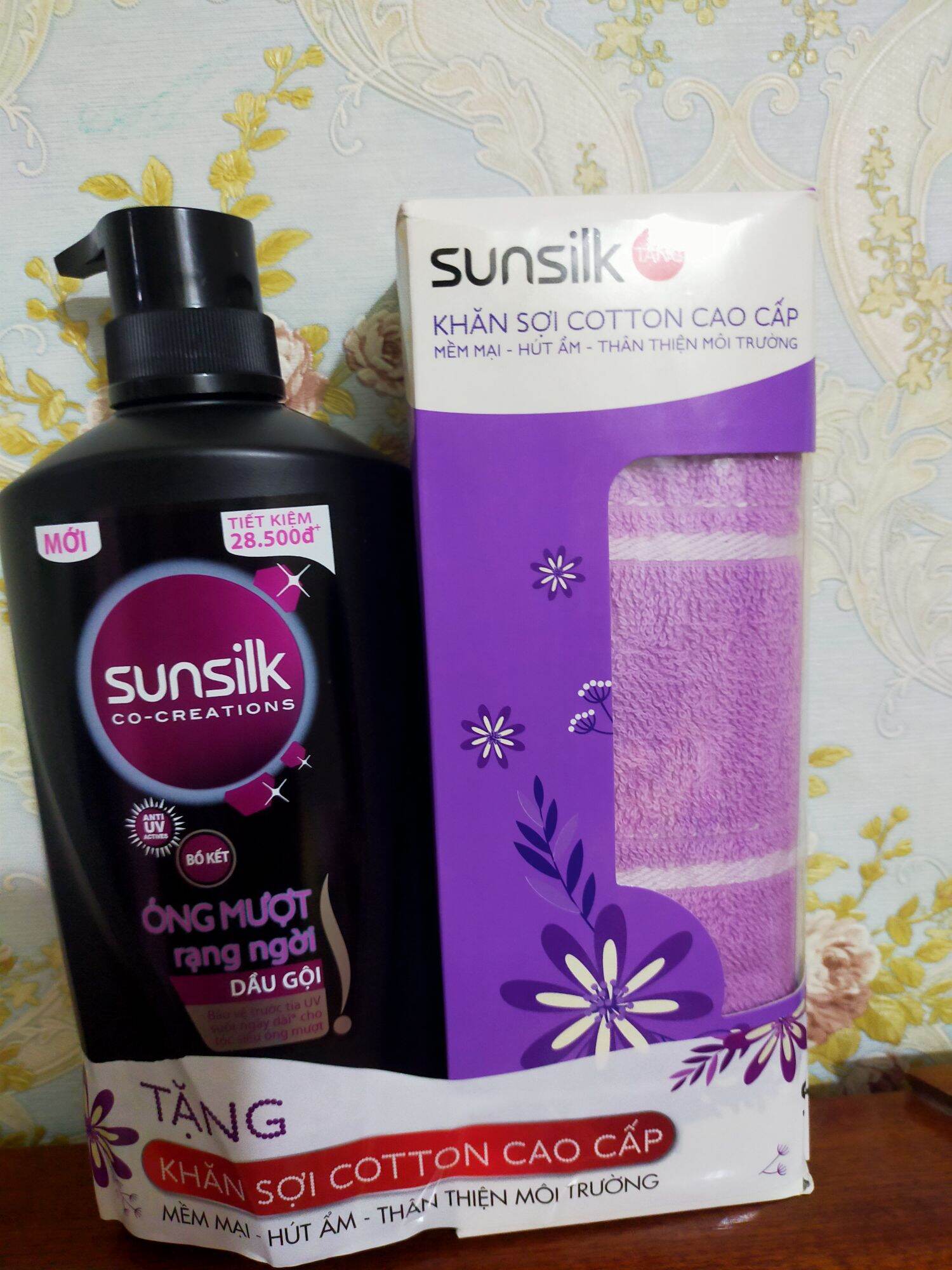 [Hcm]Dầu Gội Sunsilk 650G Tặng Kèm Khăn Tắm Cao Cấp