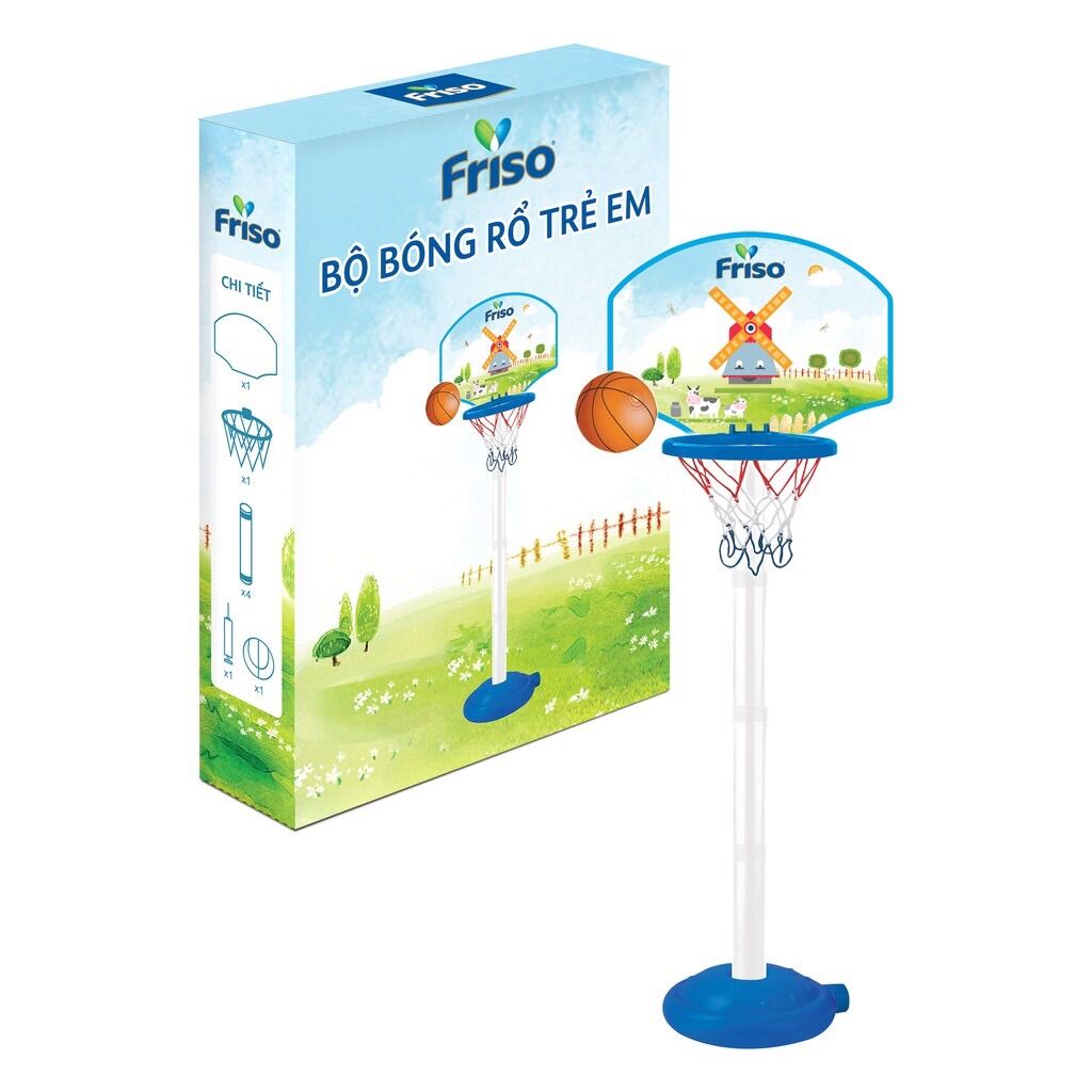 Bộ bóng rổ cho bé Quà tặng từ Friso