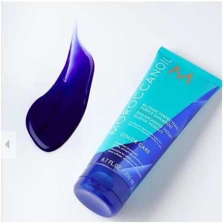 Dầu gội ánh tím khử sắc tố vàng Moroccanoil Blonde Perfecting Purple Shampoo 200ml