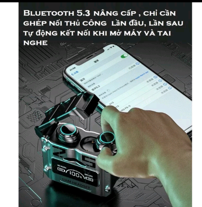 Tai Nghe Bluetooth True Wireless M25-Bluetooth 5.3