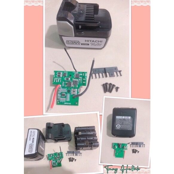 Vỏ mạch hitachi 14.4v mạch sạc adrapter