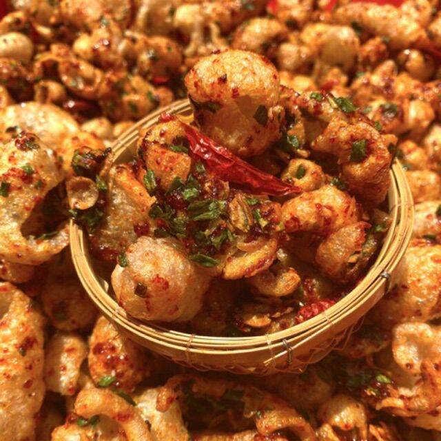 1 hộp da heo mắm hành 80gr