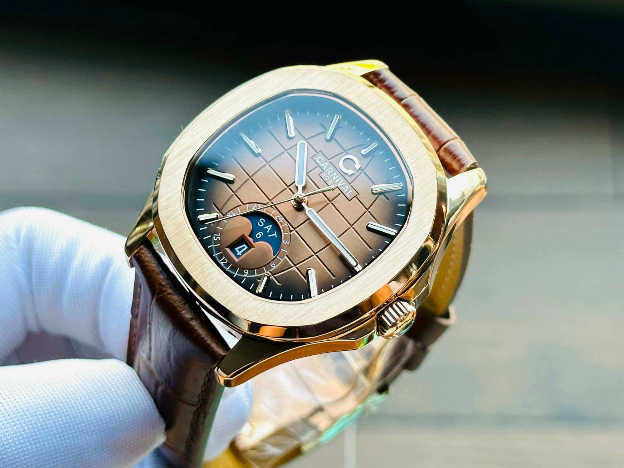 Đồng Hồ Nam Carnival Automatic Size 40mm Chống Nước 50m