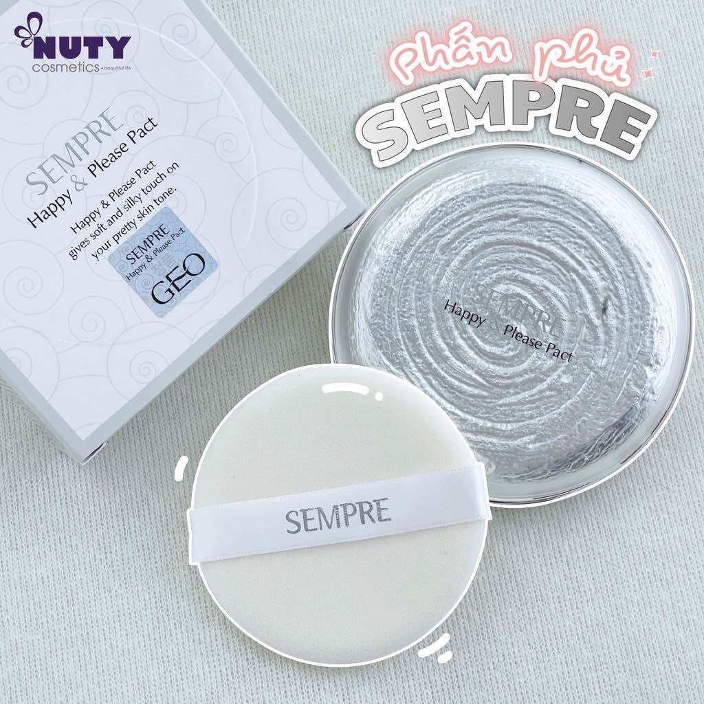 Phấn Phủ Dạng Nén Geo Lamy Sempre Happy & Please Pact (22g)
