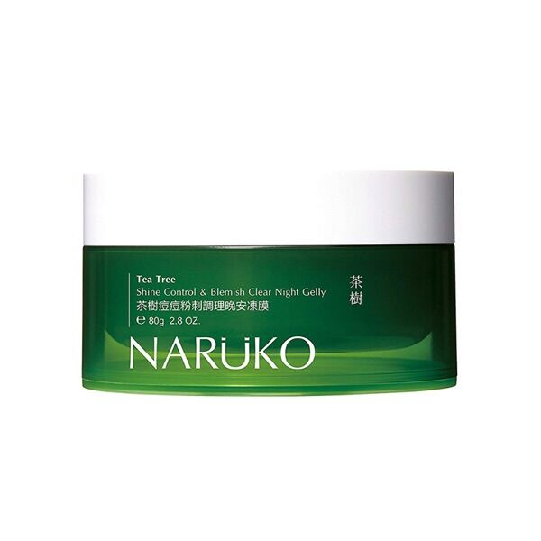 Naruko tea tree - mặt nạ ngủ tràm trà naruko tea tree shine control & blemish clear night gelly 80g