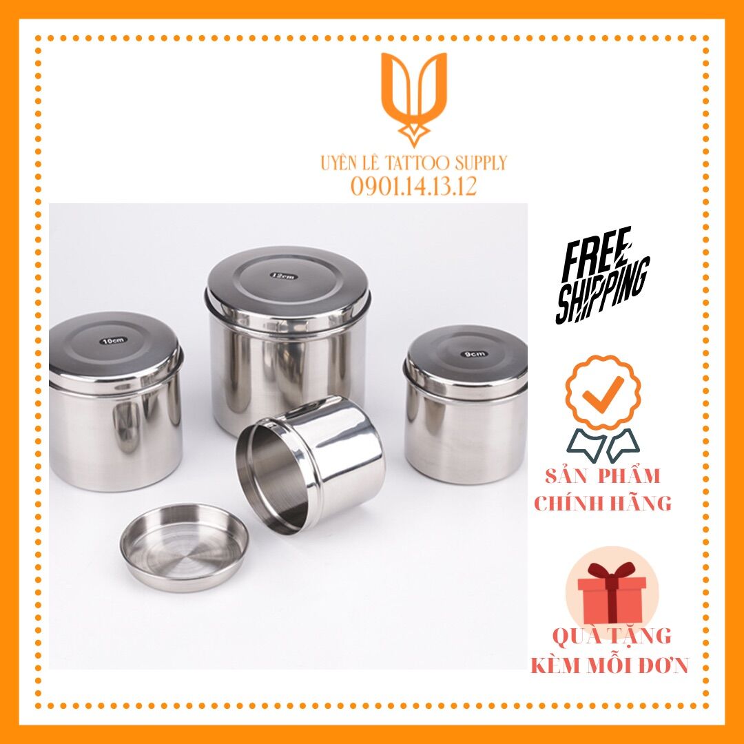 HỘP Y TẾ INOX 8CM