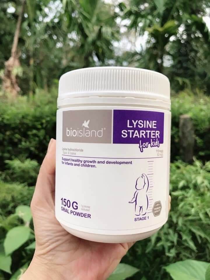 Lysin Bioisland hỗ trợ tăng chiều cao và tăng sức đề kháng, giúp bé ăn ngon (Hàng chuẩn Úc)