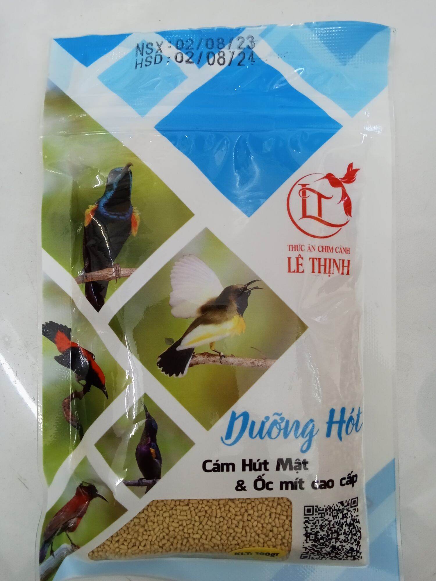 Cám hút mật và Ốc mít Lê Thịnh (dưỡng hót) mẫu mới 100g
