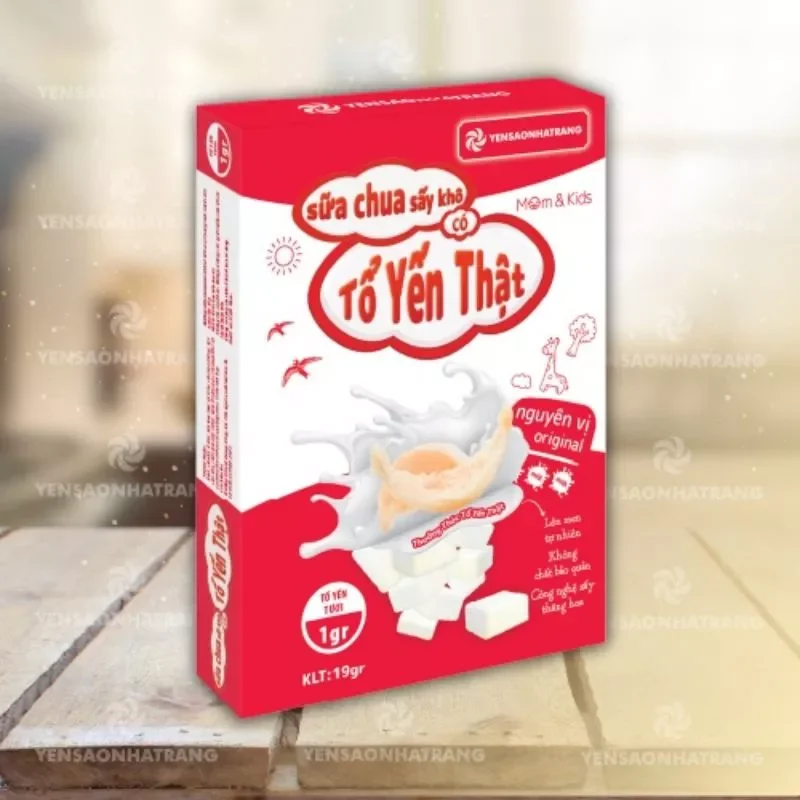 Sữa chua sấy khô ăn liền có tổ yến - Yến Sào Nha Trang