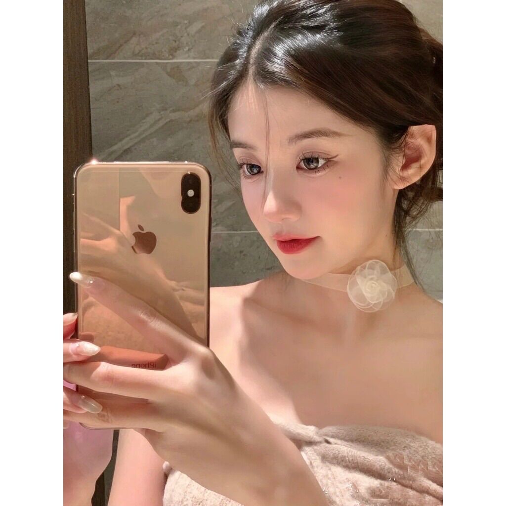 Choker hiệu hoa sang chảnh tiểu thư