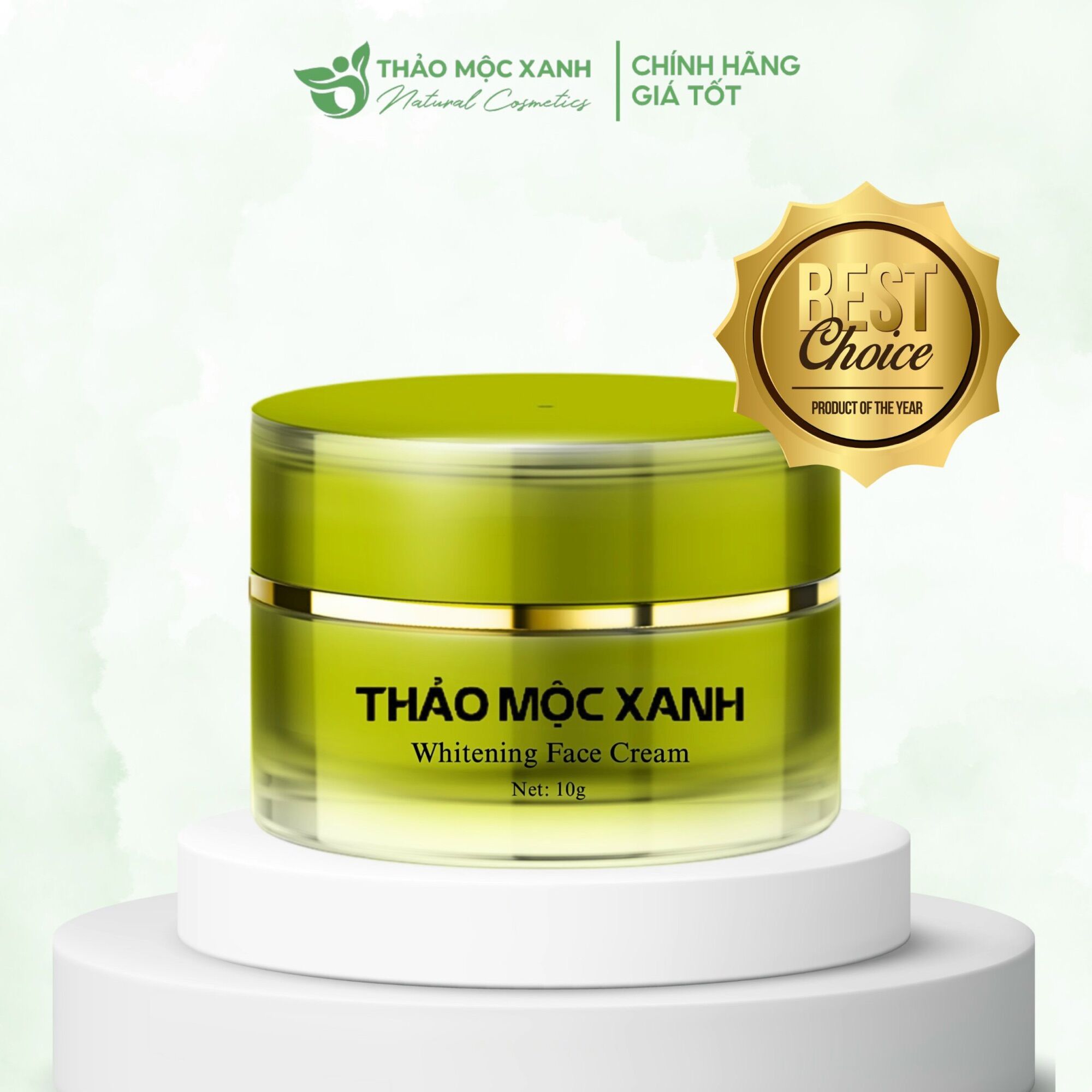 Kem Face Dưỡng Trắng Thảo Mộc Xanh 10gram