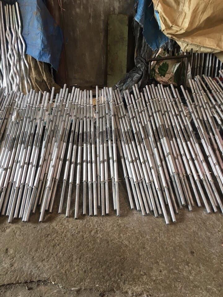 Thanh Đòn Tạ Dài 1m2 Phi 25 Sắt Đặc Mạ Inox