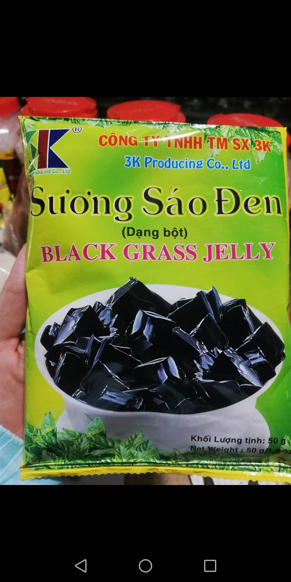 Bột sương sáo đen