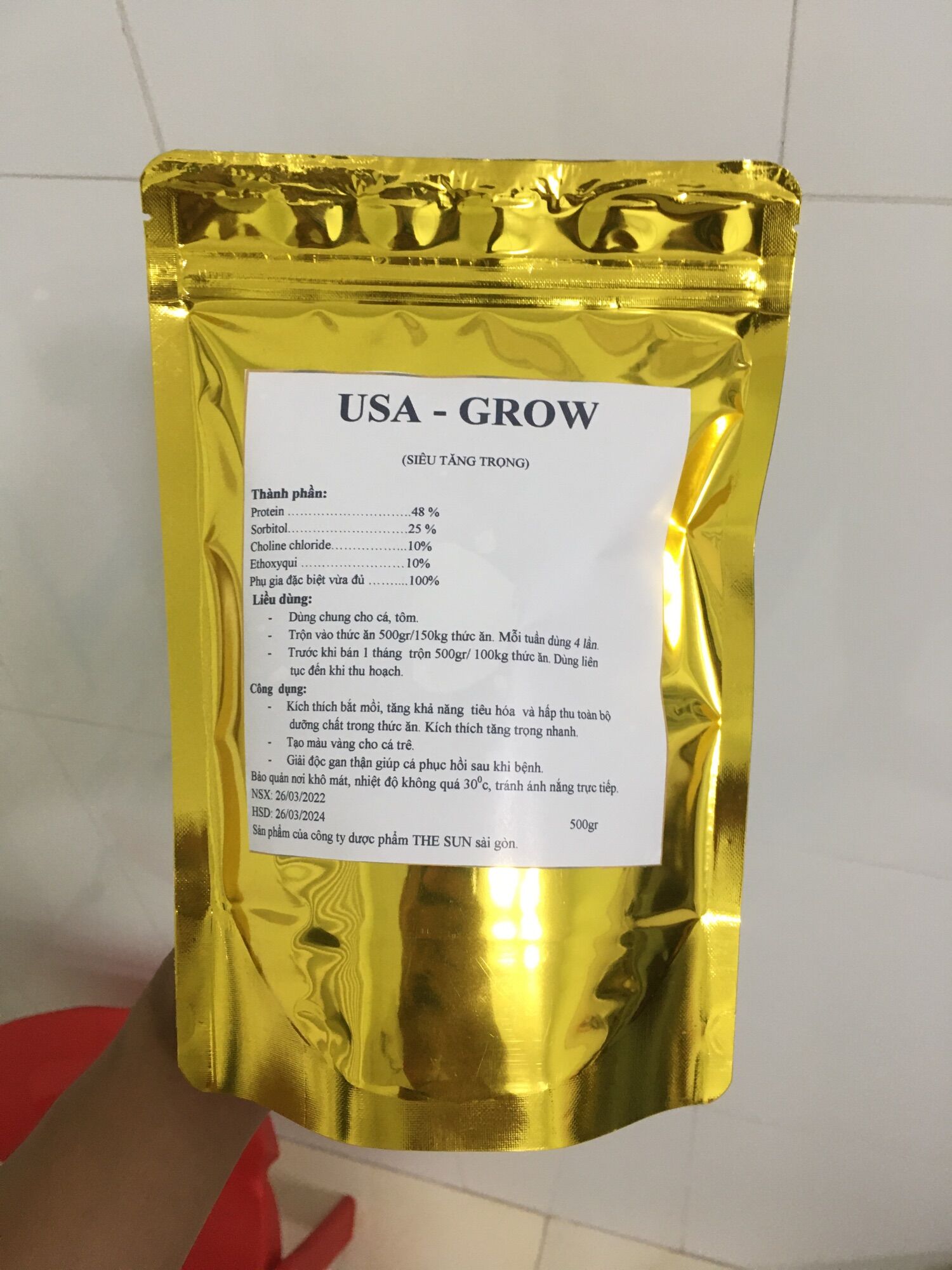 Usa - Grow siêu tăng trọng tôm cá