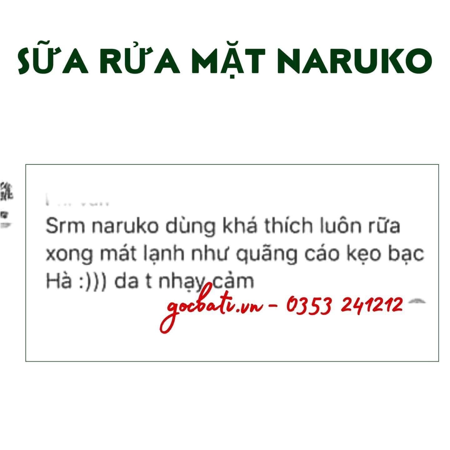 SỮA RỬA MẶT NARUKO