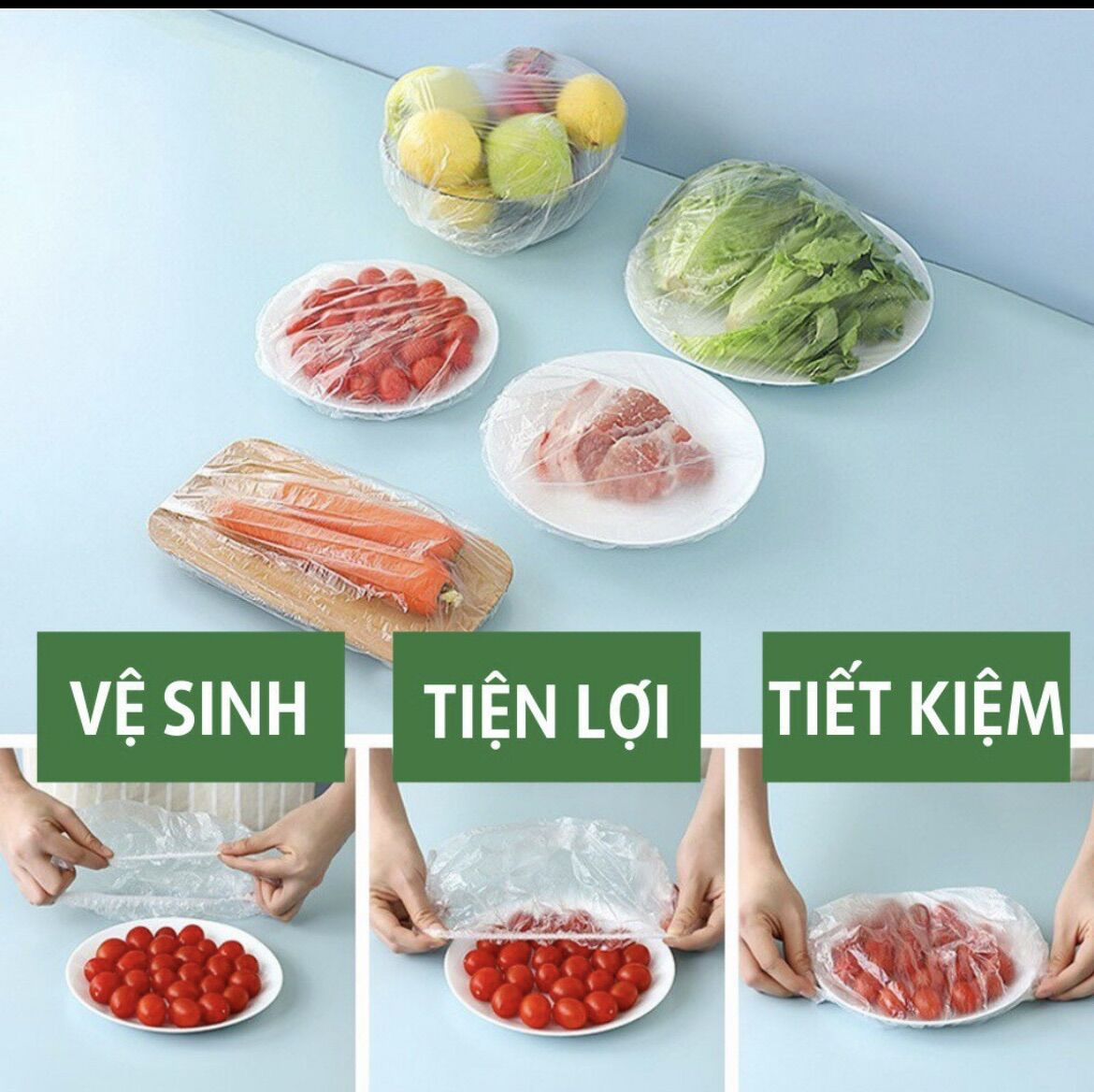 Bọc Thực Phẩm Set 100 Cái