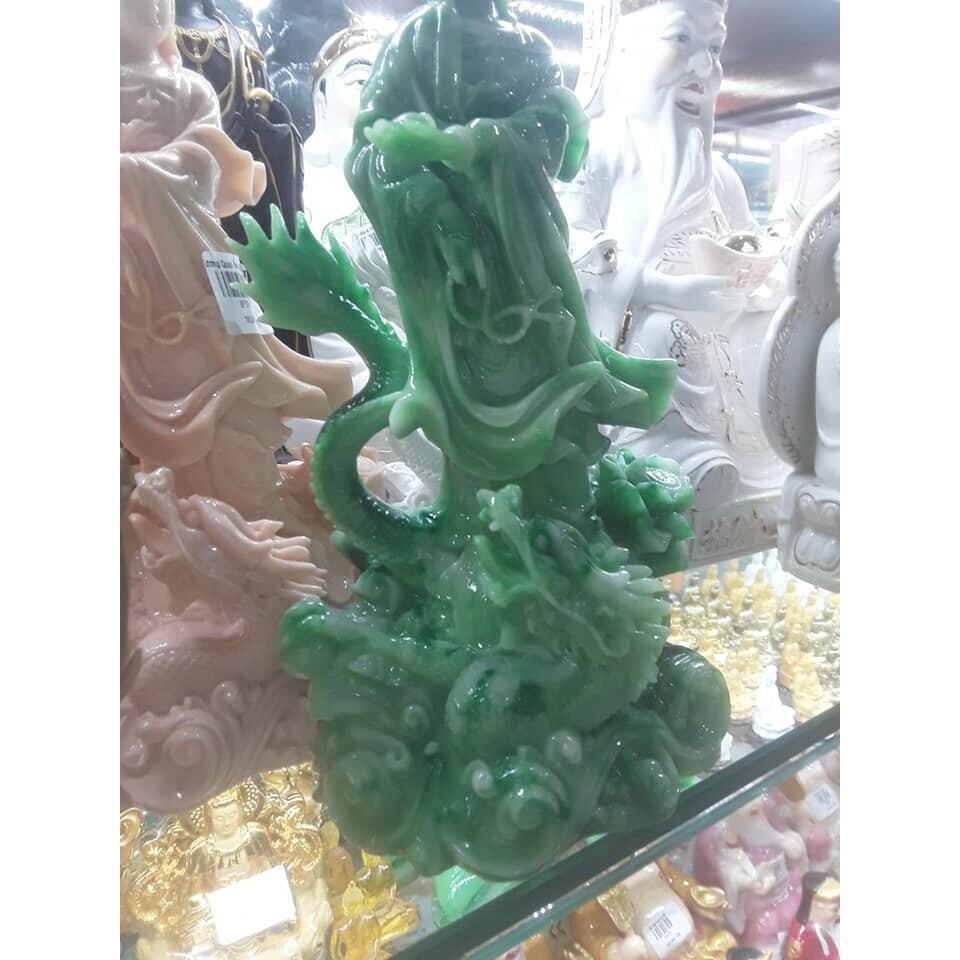 Tượng phật quan âm đứng rồng
