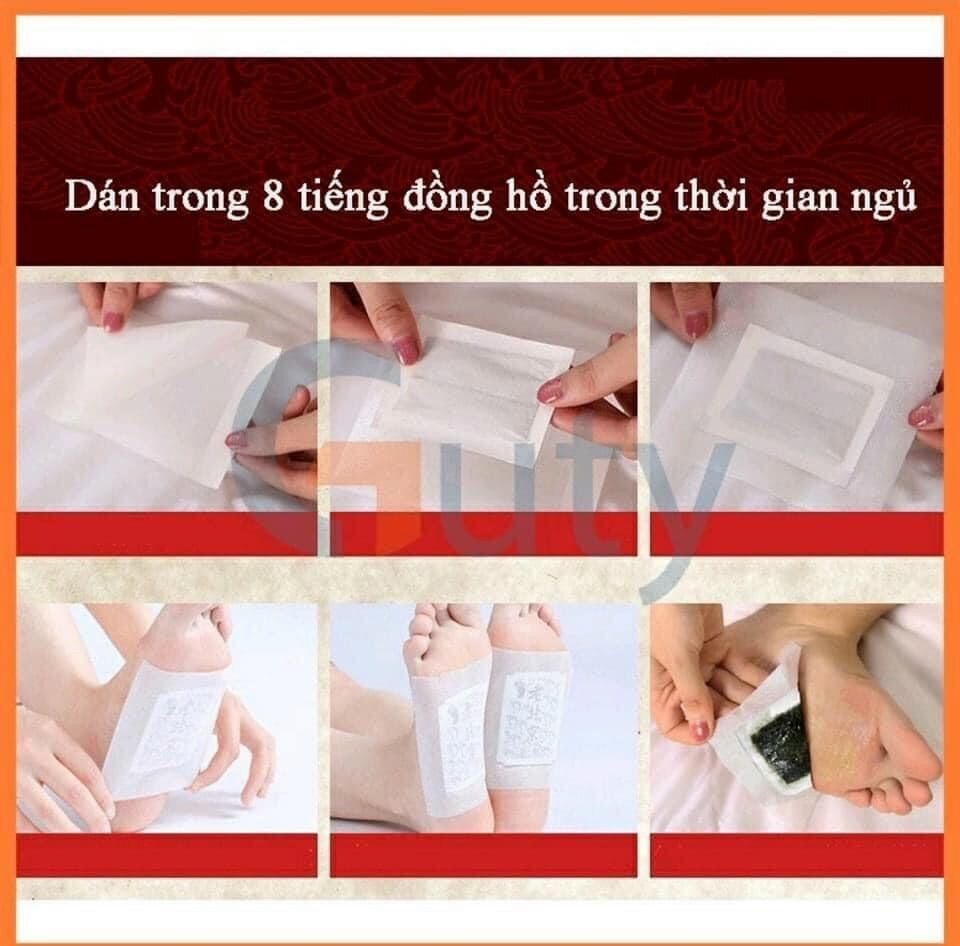 Miếng Dán Gan Bàn Chân Thải Độc Hộp 50 Miếng