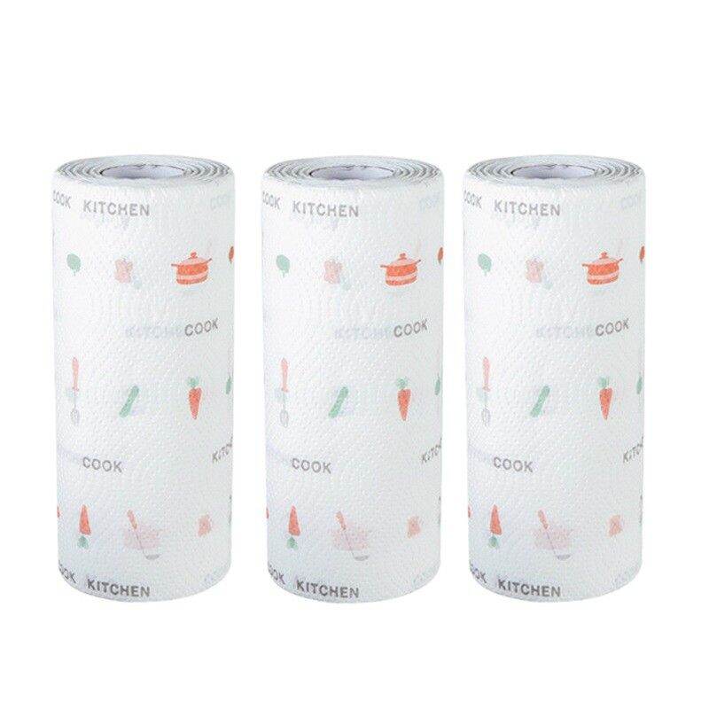 Combo 3 cuộn giấy lau nhà bếp đa năng - Giấy cuộn lau đồ dùng nhà bếp tiện lợi